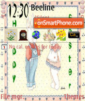 Love And Happy Easter tema screenshot