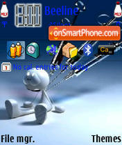 Technical Imperfection 3D Theme-Screenshot