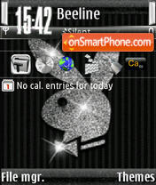 Playboy S60v3 tema screenshot