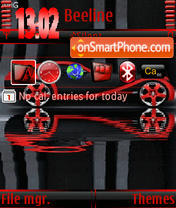 Red Car s60v3 theme screenshot