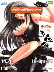 Скриншот темы Tifa Lockhart 02