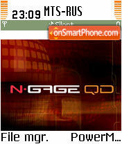 N-GAGE QD es el tema de pantalla