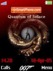 Скриншот темы Quantum Of Solace