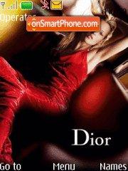 Capture d'écran Dior thème