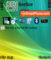 Vista theme screenshot