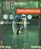 Green Fantasy tema screenshot