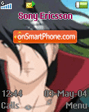 Sasuke Animated tema screenshot