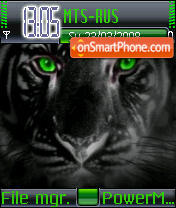 Tiger Black es el tema de pantalla