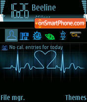 Cardiogram Sl tema screenshot