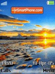 Sunset tema screenshot