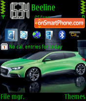 VW Scirocco tema screenshot