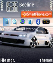 Capture d'écran VW Golf GTI Concept W12 thème