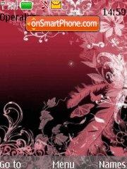 Abstract Flowers tema screenshot