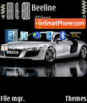 Audi R8 theme screenshot