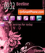 PinkFlower tema screenshot