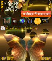 Butterfly In Green es el tema de pantalla