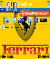 Ferrari 438 theme screenshot