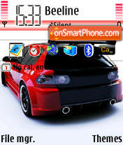 Honda Civic 03 theme screenshot