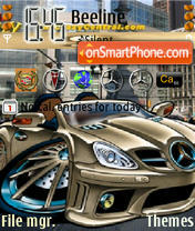 Golden Mercedes tema screenshot