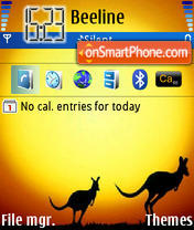 Kanguru tema screenshot