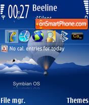 Symbian OS 01 es el tema de pantalla
