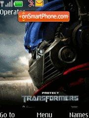 Скриншот темы Transformers