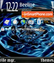 Water tema screenshot