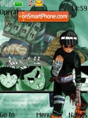 Capture d'écran Rock Lee thème