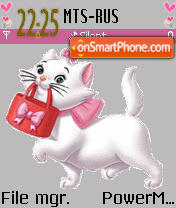 Cute Aristocat es el tema de pantalla