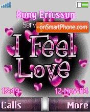 I feel love tema screenshot