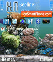 Aquarium theme screenshot