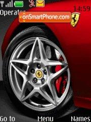 Скриншот темы Ferrari Wheel