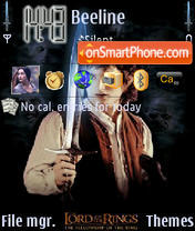 LOTR tema screenshot