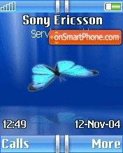 Butterfly Blue theme screenshot