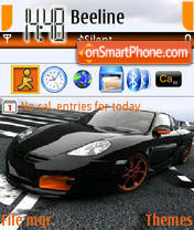 Скриншот темы Porsche Carrera 02