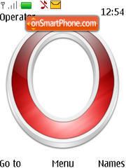 Opera tema screenshot