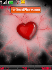 Скриншот темы Animated Heart