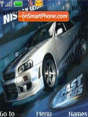 Скриншот темы Fast And The Furious 100%