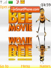 Скриншот темы Bee Movie