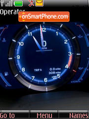 Speedmeter Clock tema screenshot