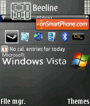 Vistagrey theme screenshot