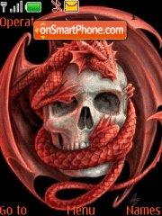 Skull and Dragon theme screenshot