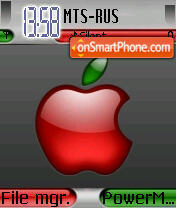 Red Apple tema screenshot