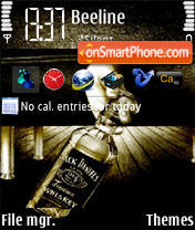 Jack Daniel Alcohol Killz tema screenshot