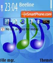 Music 07 tema screenshot