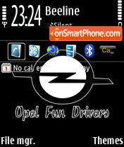 Opel 01 theme screenshot