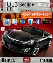 Скриншот темы Opel Tigra GT