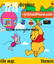 Pooh N Piglet. es el tema de pantalla