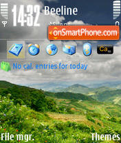 Nature2 tema screenshot