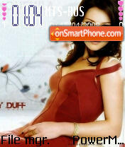 Hillary Duff Theme-Screenshot